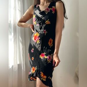 Vintage Donna Ricco New York silk dress
Size 8p